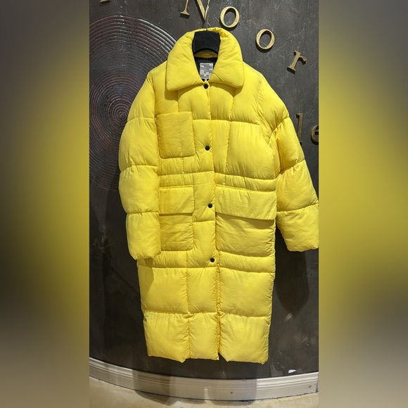 Baum und pferdgarten zesty yellow oversized maxi puffer size S NWT - Picture 5 of 8